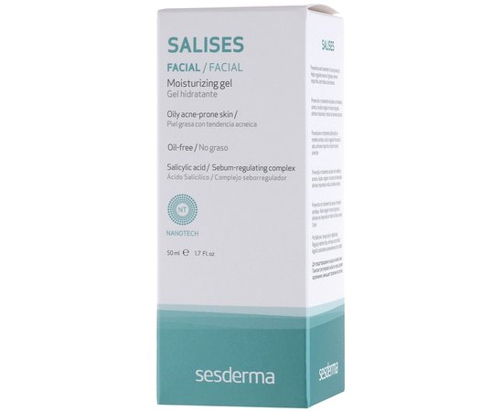Увлажняющий гель Sesderma Salises Moisturizing gel, 50 ml, изображение 4