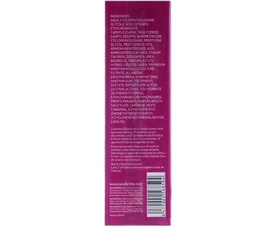 Увлажняющий крем-гель Sesderma Acglicolic 20 Moisturizing Cream Gel, 50 ml, изображение 3