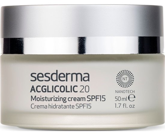Увлажняющий крем SPF15 Sesderma Acglicolic 20 Moisturizing Cream, 50 ml, изображение 2