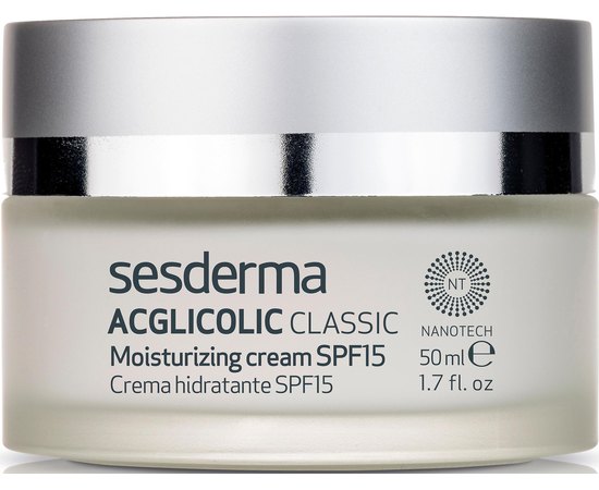 Увлажняющий крем SPF15 Sesderma Acglicolic classic Moisturizing Cream, 50 ml, изображение 2