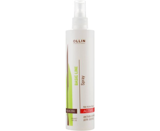 Актив спрей для волос Ollin Professional Basic Line Hair Active Spray, 300 ml, изображение 3