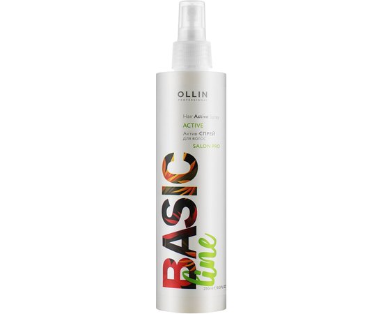 Ollin Professional Basic Line Hair Active Spray Актив-спрей для волосся, 300 мл, фото 