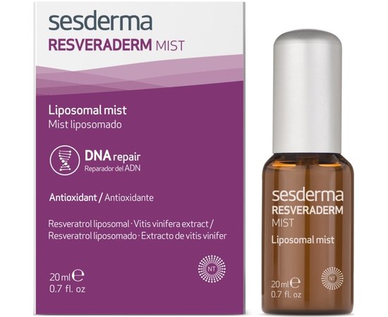 Антиоксидантный спрей-мист Sesderma Resveraderm Antiox Mist, 30 ml, изображение 3
