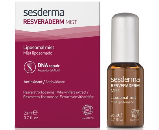 Антиоксидантный спрей-мист Sesderma Resveraderm Antiox Mist, 30 ml, изображение 2