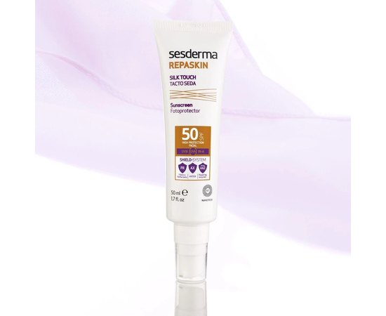 Cолнцезащітний протектор для особи Sesderma Repaskin Silk Touch Sunscreen Fotoprotector SPF30, 50 ml, фото _ab__is.image_number.default