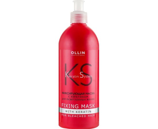 Фиксирующая маска с кератином Ollin Professional Keratin System Home Fixing Mask with Keratin, 500 ml