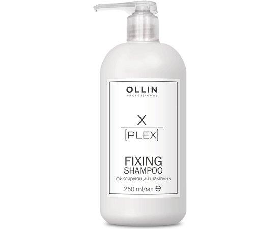 Фиксирующий шампунь для волос Ollin Professional X-Plex Fixing Shampoo, изображение 3