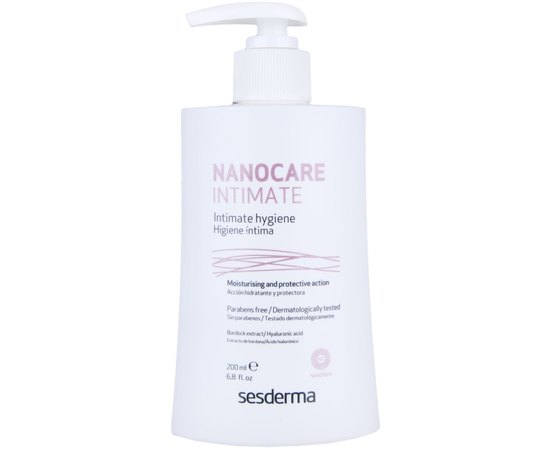 Гель для интимной гигиены Sesderma Nanocare Intimate Hygiene Gel, 200 ml, изображение 2