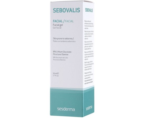 Гель для лица Sesderma Sebovalis Face Gel, 50 ml, изображение 4
