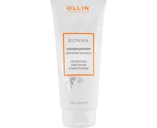 Ollin Professional Bionika Nutrition And Shine Conditioner Кондиціонер живлення і блиск, 200 мл, фото 