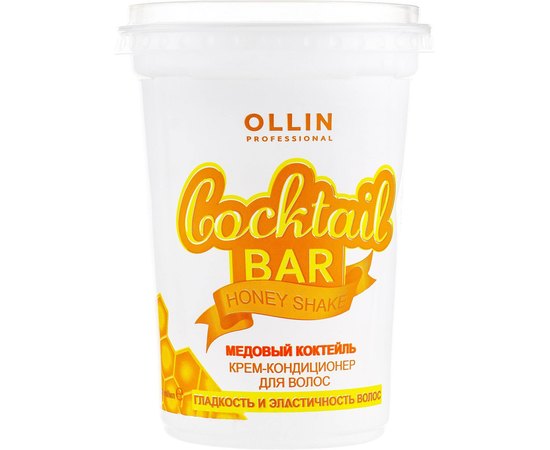 Крем-кондиционер для волос Медовый коктейль гладкость и эластичность Ollin Professional Cocktail BAR, 250 ml, изображение 3