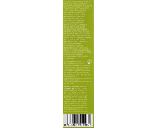 Крем контур для глаз Sesderma Factor G Renew Eye Contour Cream, 15 ml, изображение 6