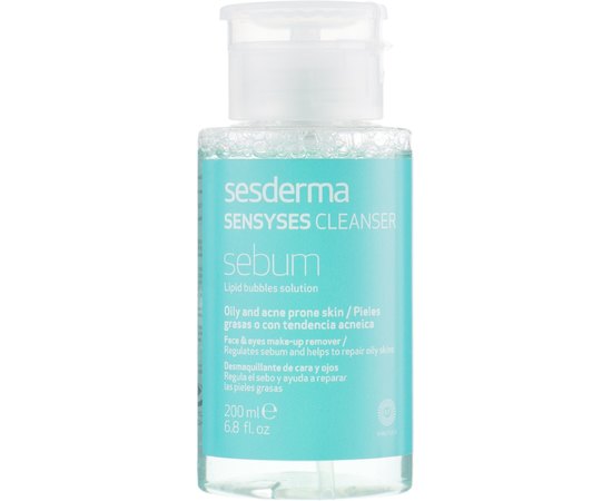 Липосомальный лосьон для снятия макияжа Sesderma Sensyses Cleanser Sebum, 200 ml