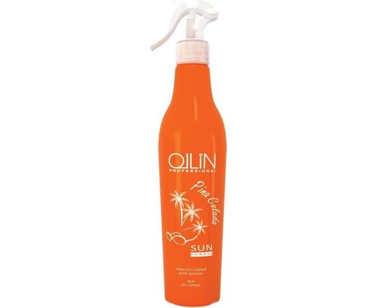 Масло-спрей для загара Ollin Professional Pina Colada SUN Tan Oil-Spray, 250 ml