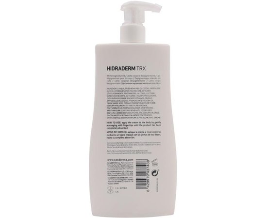 Молочко для тела с отбеливающим эффектом Sesderma Hidraderm TRX Body Milk, 200 ml, изображение 2