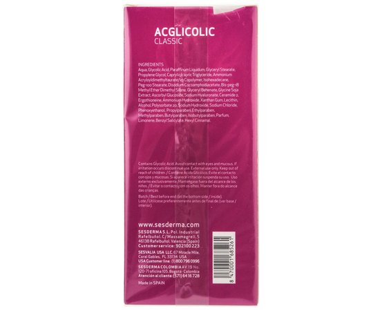 Очищающее молочко Sesderma Acglicolic Classic Cleansing Milk, 200 ml, изображение 3