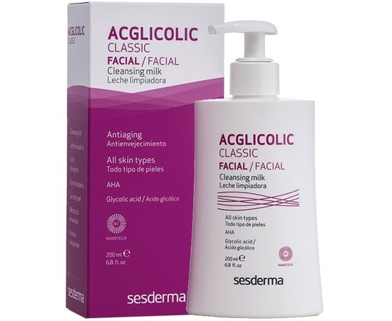 Очищающее молочко Sesderma Acglicolic Classic Cleansing Milk, 200 ml, изображение 5