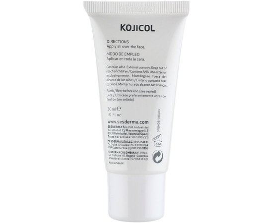 Sesderma Kojicol Skin Lightener Cream Освітлюючий крем з СЗФ 20, 30 мл, фото _ab__is.image_number.default