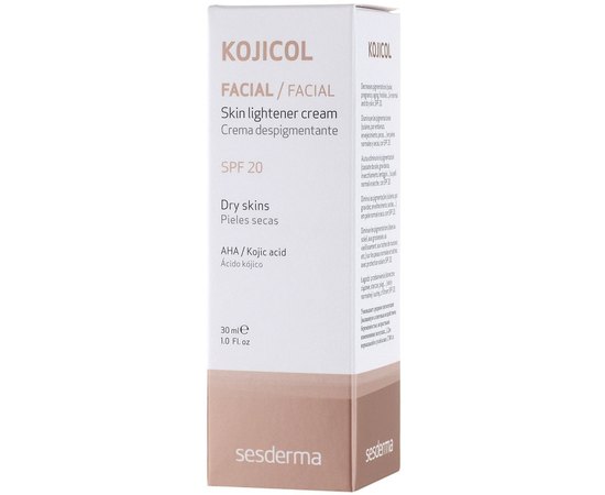 Sesderma Kojicol Skin Lightener Cream Освітлюючий крем з СЗФ 20, 30 мл, фото _ab__is.image_number.default
