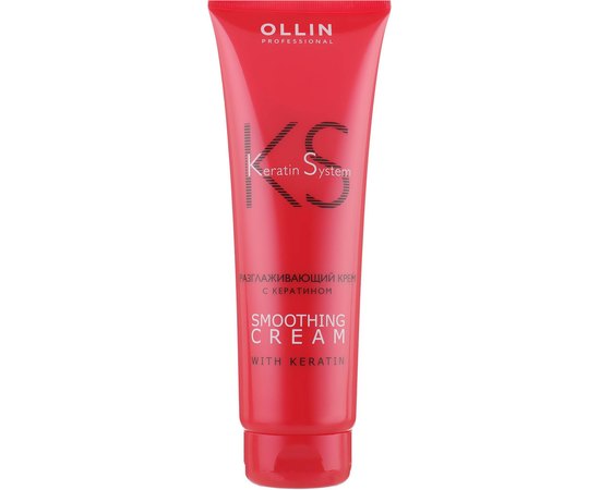 Разглаживающий крем с кератином Ollin Professional Keratin System Home Smoothing Cream with Keratin, 250 ml, изображение 2