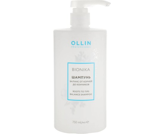 Шампунь баланс от корней до кончиков Ollin Professional Bionika Roots To Tips Balance Shampoo, изображение 3