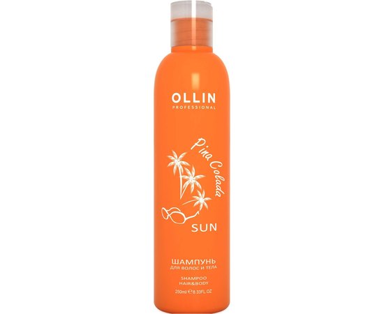 Ollin Professional Pina Colada SUN Шампунь для волосся і тіла, фото 