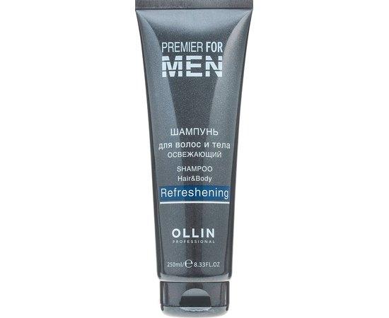 Шампунь для волос и тела освежающий Ollin Professional Premier For Men Shampoo Hair Body Refreshening