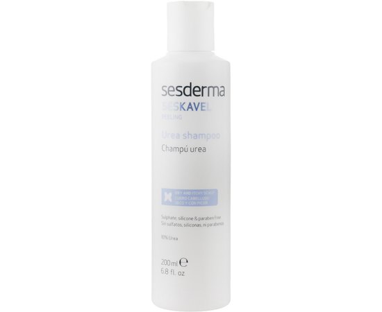Sesderma Seskavel Urea Shampoo Отшелушивающий очищающий шампунь з уреа 10%, 200 мл, фото _ab__is.image_number.default