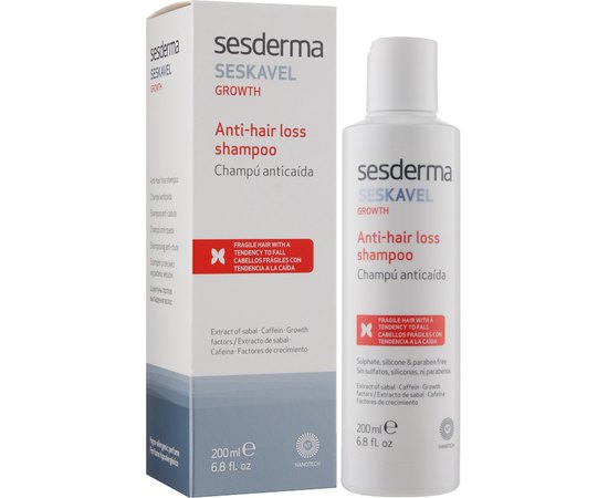 Шампунь против выпадения волос Sesderma Seskavel Anti-Hair Loss Shampoo, 200 ml