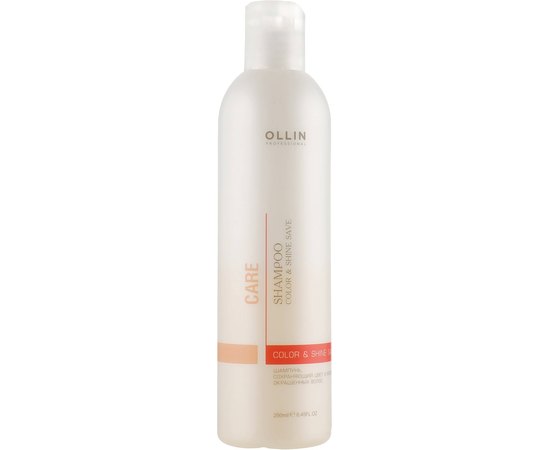 Шампунь сохраняющий цвет и блеск окрашенных волос Ollin Professional Care Color and Shine Save Shampoo