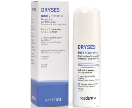Sesderma Dryses Deodorant for Women Кульковий дезодорант для жінок, 75 мл, фото _ab__is.image_number.default