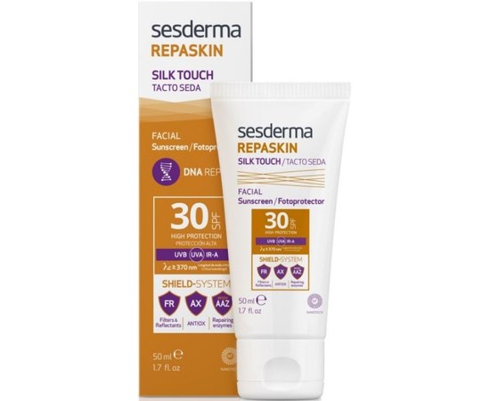 Солнцезащитный крем для лица Шелковое Прикосновение SPF30+ Sesderma Repaskin Silk Touch, 50 ml