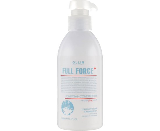 Тонизирующий кондиционер с экстрактом пурпурного женьшеня Ollin Professional Full Force Tonifying Conditioner with Purple Ginseng Extract