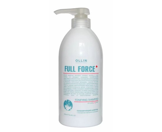 Ollin Professional Full Force Tonifying Shampoo with Purple Ginseng Extract Тонізуючий шампунь з екстрактом пурпурного женьшеню, фото _ab__is.image_number.default