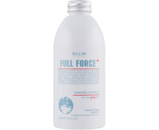 Тонизирующий шампунь с экстрактом пурпурного женьшеня Ollin Professional Full Force Tonifying Shampoo with Purple Ginseng Extract