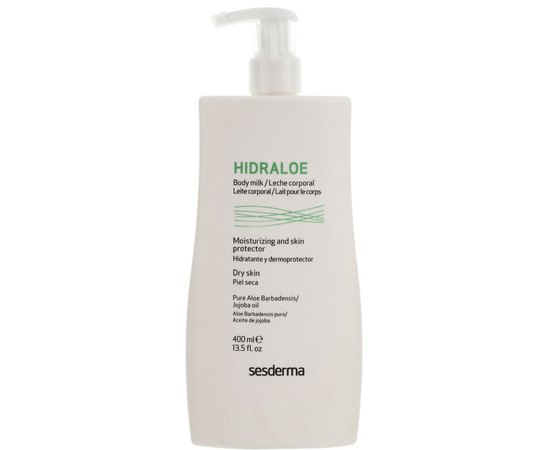 Увлажняющее молочко для тела с защитным эффектом Sesderma Hidraloe Body Milk, изображение 2