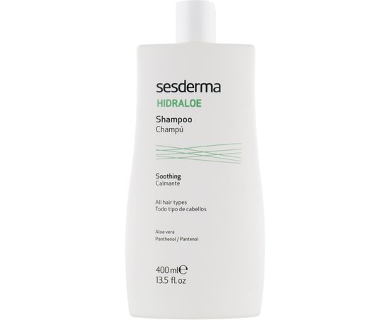 Восстанавливающий шампунь для волос  Sesderma Hidraloe Shampoo, 400 ml, изображение 3