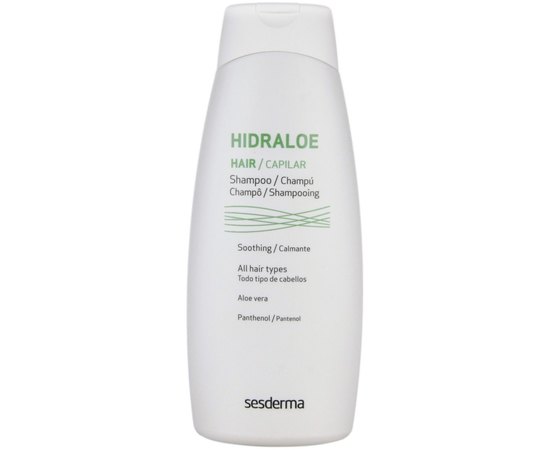 Восстанавливающий шампунь для волос  Sesderma Hidraloe Shampoo, 400 ml