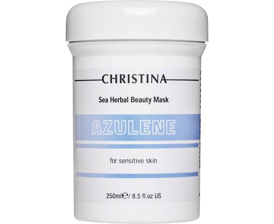 Азуленовая маска красоты для чувствительной кожи Christina Sea Herbal Beauty Mask Azulene, изображение 5
