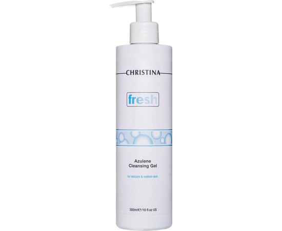 Азуленовый гель очищающий для чувствительной и склонной к покраснениям кожи Christina Fresh Azulene Cleansing Gel, 300 ml