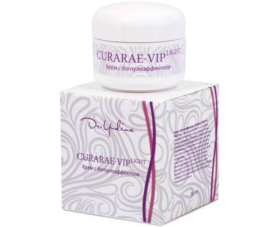 Крем с ботулоэффектом Dr.Yudina Curare Vip Light, 50 ml, изображение 3