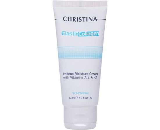Крем увлажняющий азуленовый для нормальной кожи Christina Elastin Collagen Azulene Moisture Cream, изображение 2 Крем увлажняющий азуленовый для нормальной кожи Christina Elastin Collagen Azulene Moisture Cream, изображение 2