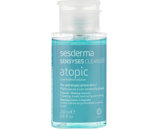 Sesderma Sensyses Cleanser Atopic ліпосомальна очищающий лосьйон для сухої шкіри, 200 мл, фото 