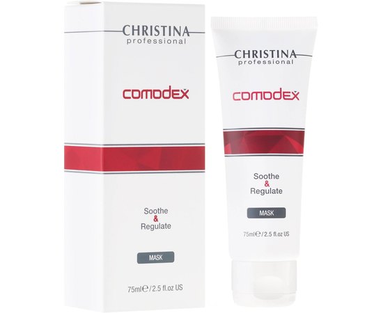 Маска успокаивающая и регулирующая Christina Comodex-Soothe&Regulate Mask, 75 ml, изображение 3