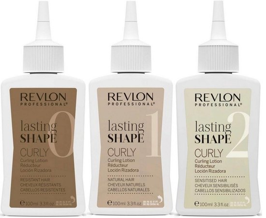 Revlon Professional Lasting Shape Curly Lotion Набір для завивки, 3x100 мл, фото 