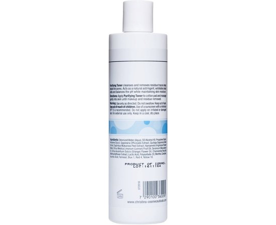 Тонік очищуючий з геранню для нормальної шкіри Christina Fresh Purifying Toner for normal skin with Geranium, 300 ml, фото _ab__is.image_number.default