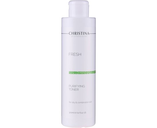 Очищающий тоник с лемонграссом для жирной и комбинированной кожи Christina Fresh Purifying Toner for Oily and Combined Skin -300 ml, изображение 4