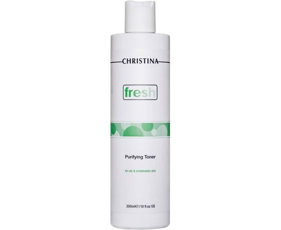 Christina Fresh Purifying Toner for Oily and Combined Skin Очищаючий тонік з лемонграсу для жирної та комбінованої шкіри 300 мл, фото 