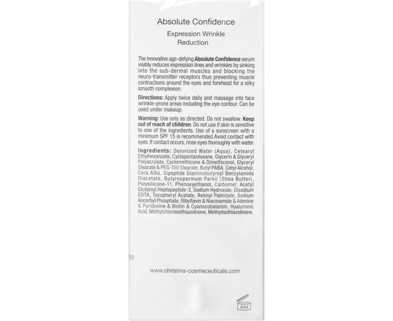 Christina Wish Absolute Confidence Сироватка Абсолютна Впевненість, 30 мл, фото _ab__is.image_number.default