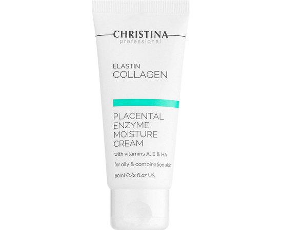 Увлажняющий крем с растительными энзимами Christina Elastin Collagen Placental Enzyme Moisture Cream